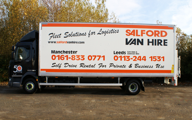 Hire a 12T GVW Box Van with Tail Lift